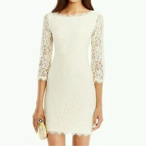 DVF Zarita Lace Ivory Dress